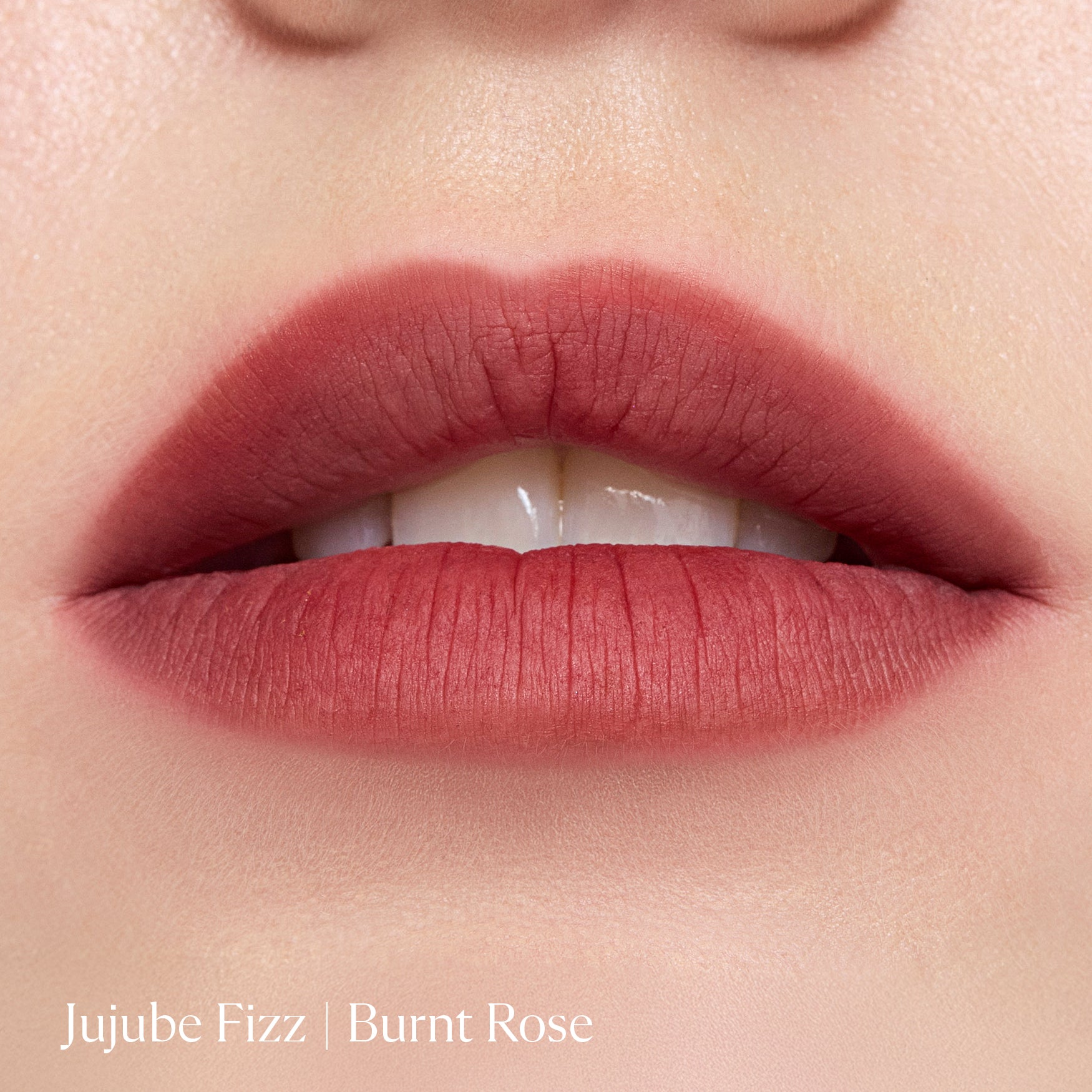 Jujube Fizz burnt rose matte lip stain